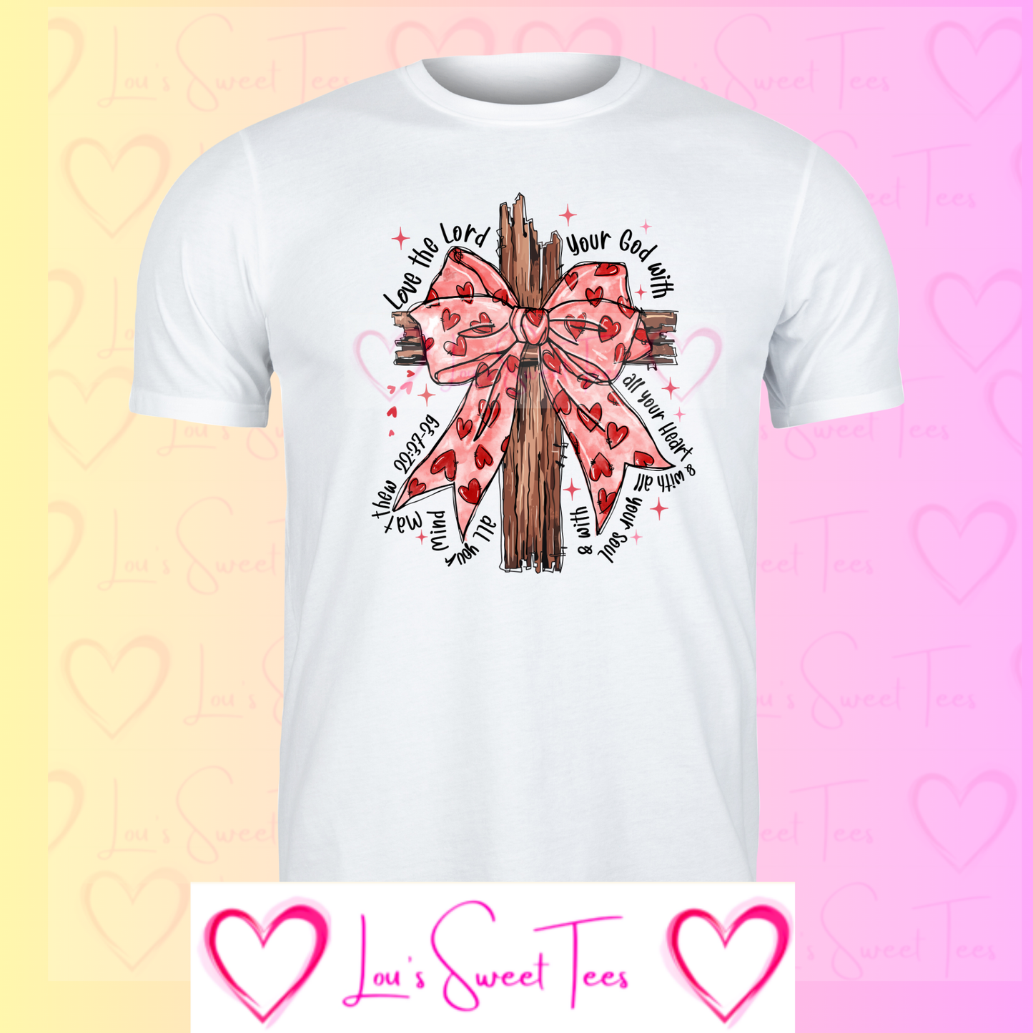 Valentine's Cross Blessed Tee